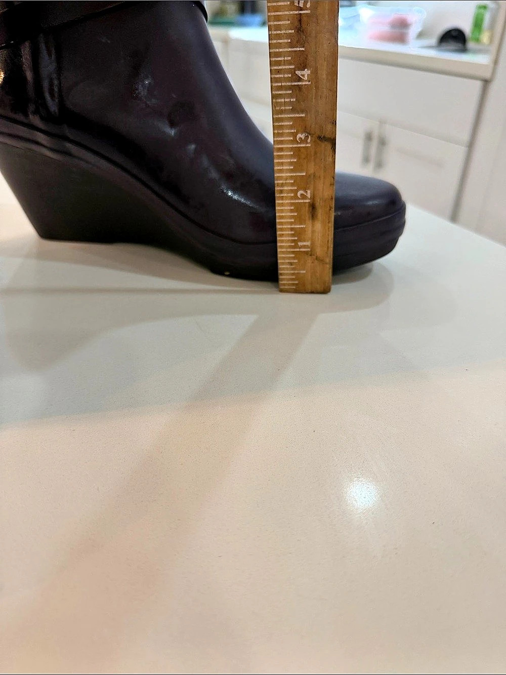 Hunter Andora Tall Wedge Rain Boots Purple๐๐ - Picture 16 of 16